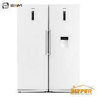 یخچال فریزر دوقلو سام مدل RR40W-RZ40W سفید