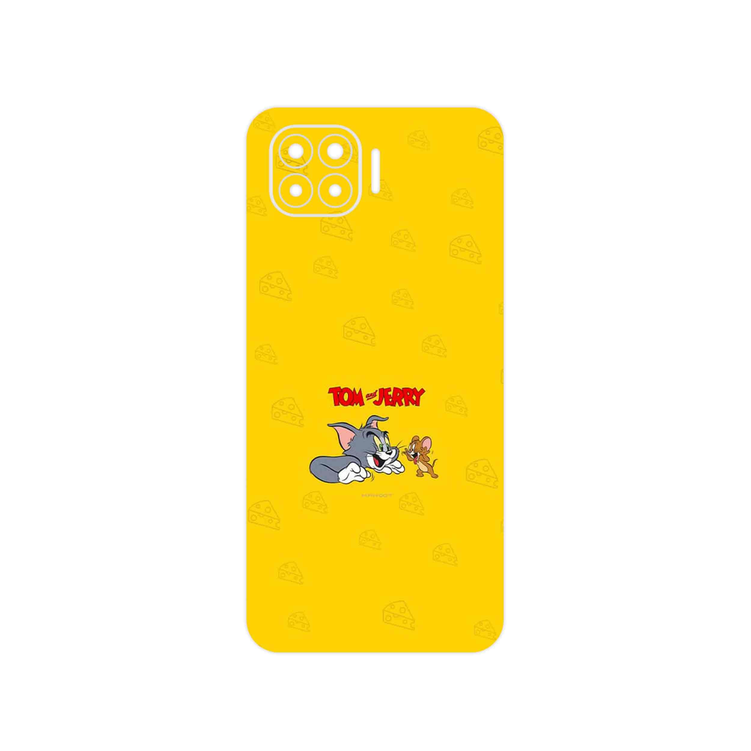 برچسب پوششی ماهوت مدل Tom and Jerry مناسب برای گوشی موبایل اپو A93