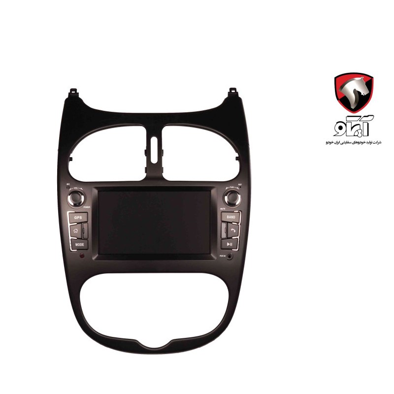 مالتی مدیا 7اینچ پژو206 مدل 391