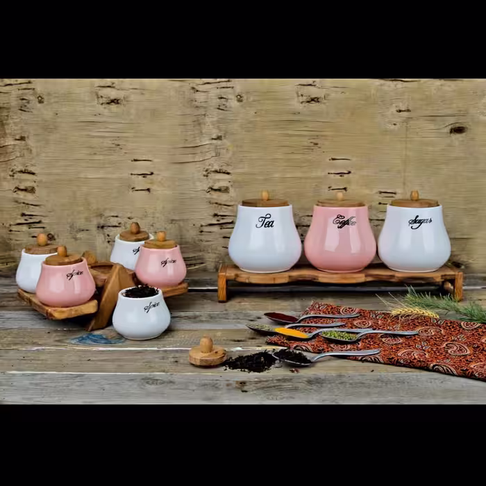 ست جا ادویه 8 پارچه امبیکو مدل مودنا