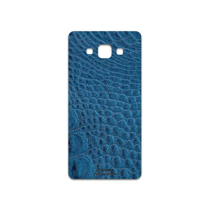 برچسب پوششی ماهوت مدل Blue-Crocodile-Leather مناسب برای گوشی موبایل سامسونگ Galaxy A7 2015