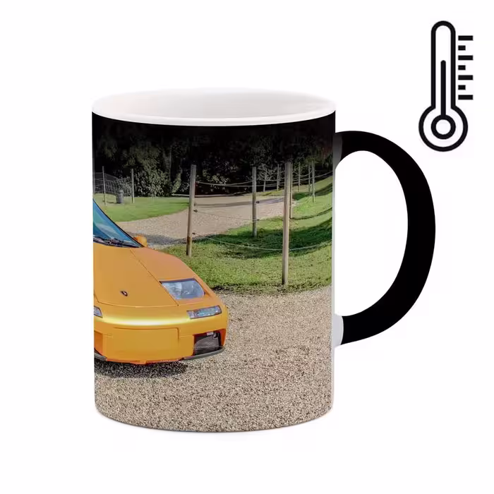 ماگ حرارتی طرح ماشین Lamborghini diablo مدل mgph15663