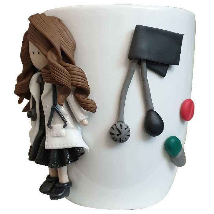 ماگ مدل پزشک کد C_20002 مجموعه 2 عددی