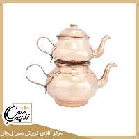 ست کتری و قوری مسی چکشی