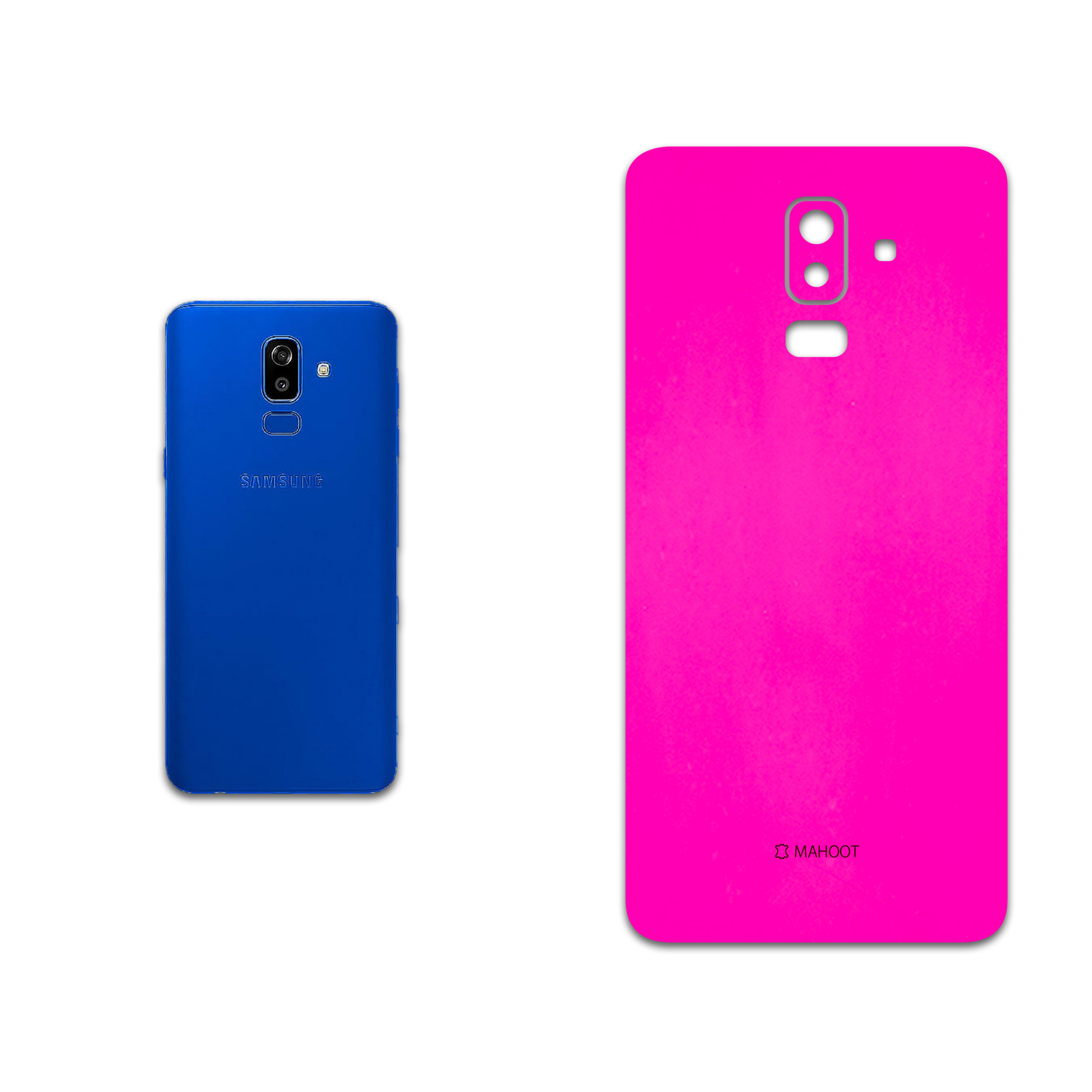 برچسب پوششی ماهوت مدل Phosphorus-Pink مناسب برای گوشی موبایل سامسونگ Galaxy J8