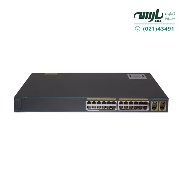 سوئیچ شبکه سیسکو 24 پورت WS-C2960-Plus 24PC-L