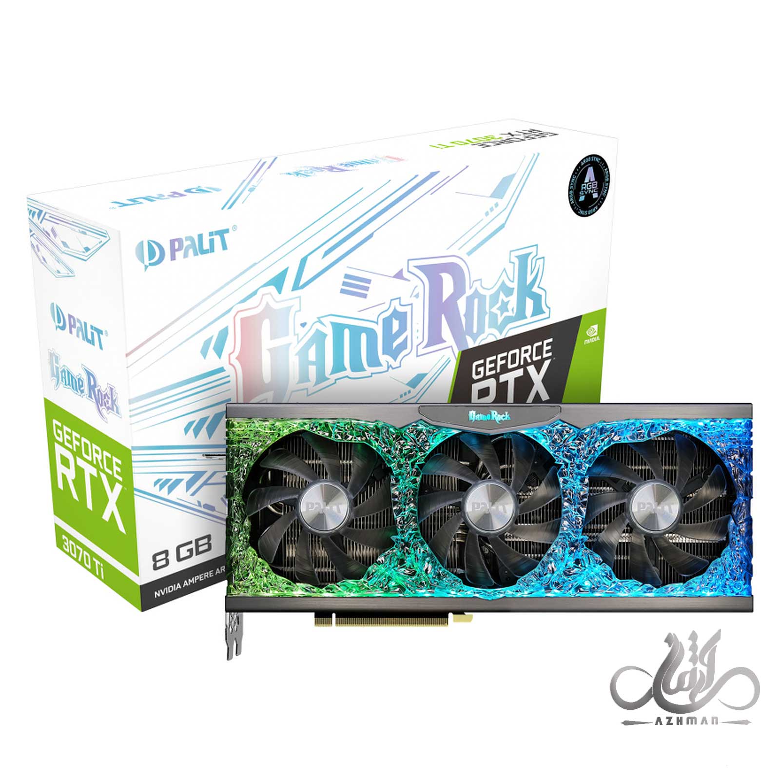 کارت گرافیک پلیت GeForce RTX 3070 TI GameRock