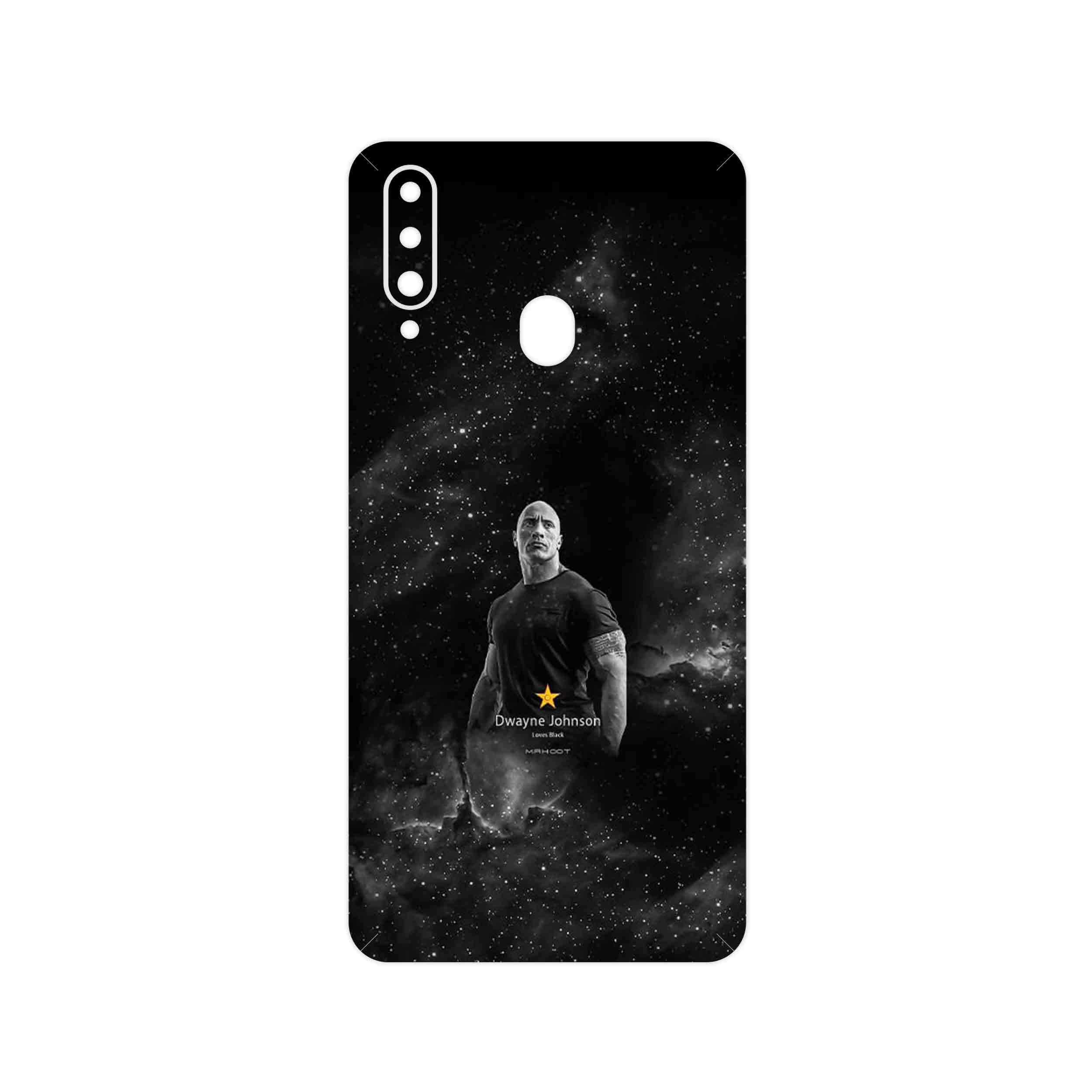 برچسب پوششی ماهوت مدل Dwayne Johnson مناسب برای گوشی موبایل سامسونگ Galaxy A20s