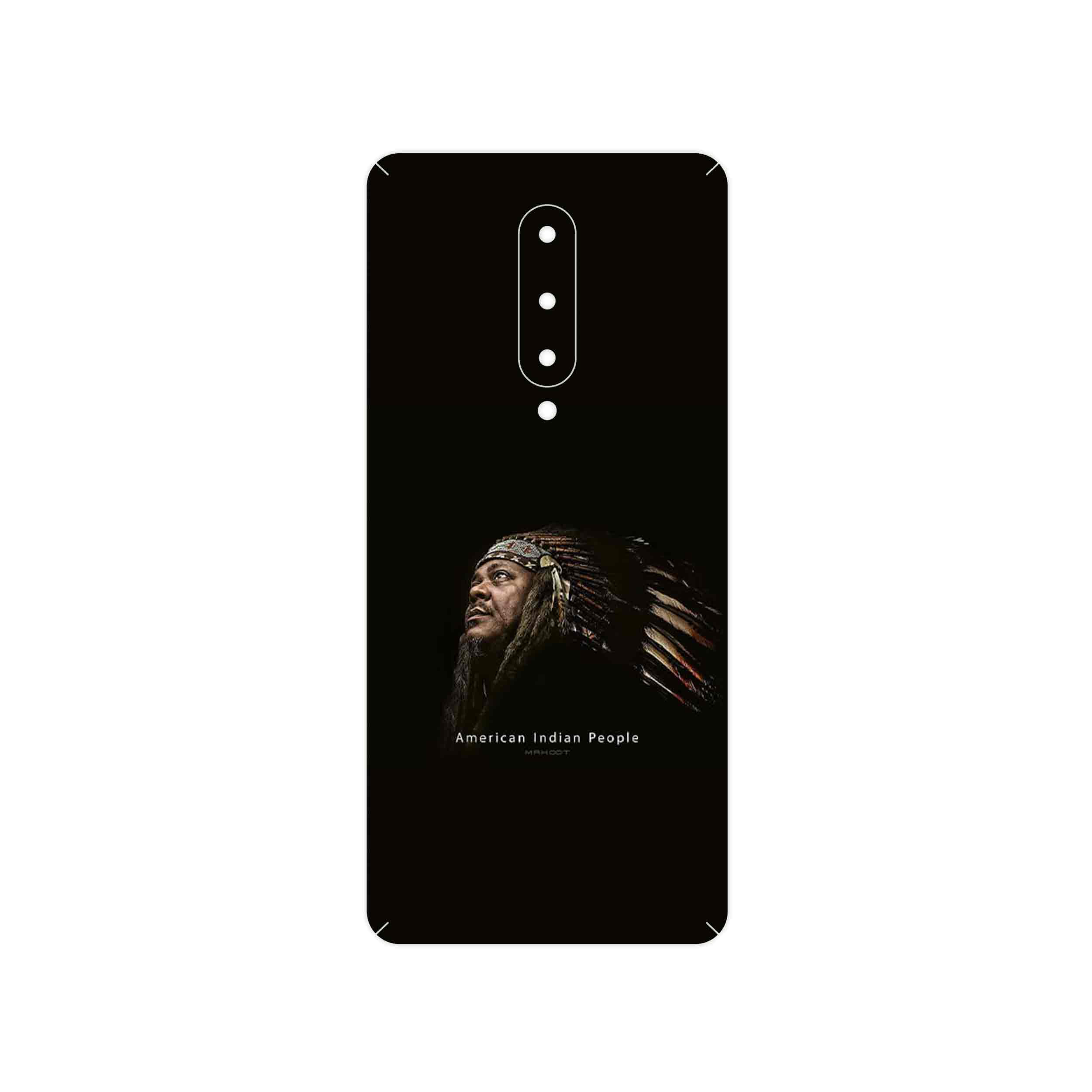 برچسب پوششی ماهوت مدل Portrait of an Indian Man مناسب برای گوشی موبایل وان پلاس 8