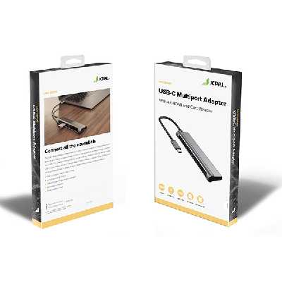  هاب 6 پورت USB-C جی سی پال مدل JCP6217