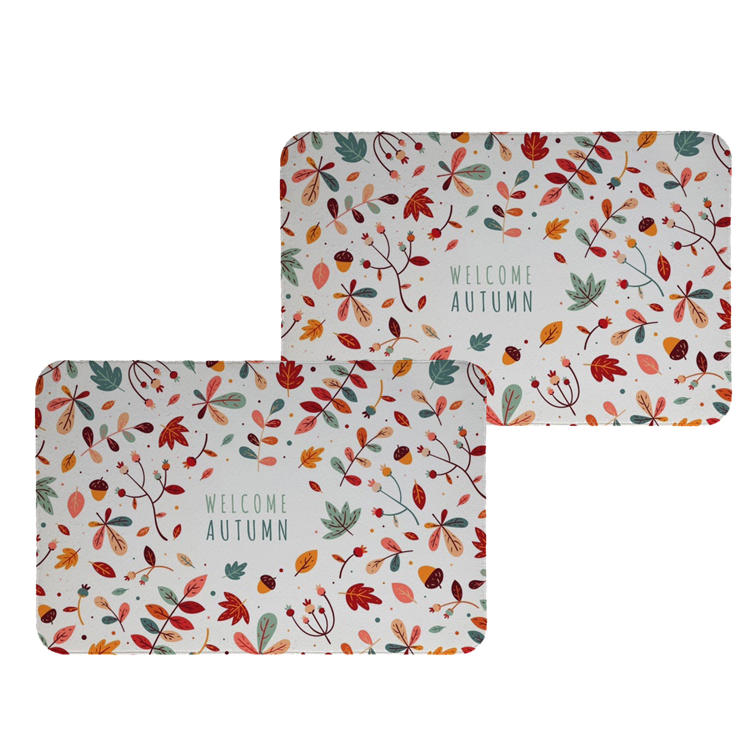 زیربشقابی طرح پاییز کد 8114 مجموعه 2عددی 