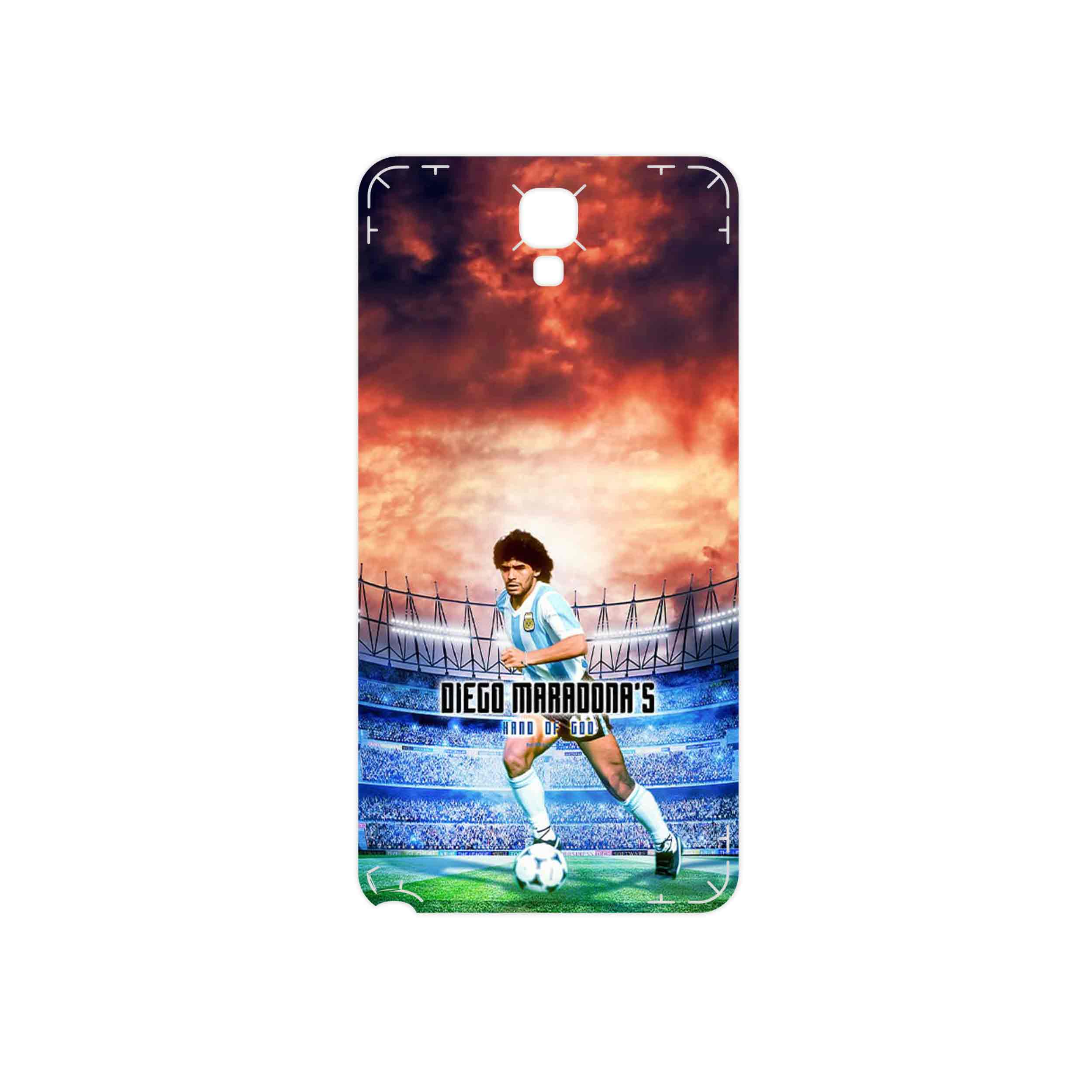 برچسب پوششی ماهوت مدل Diego Maradona مناسب برای گوشی موبایل سامسونگ Galaxy Note 3 Neo