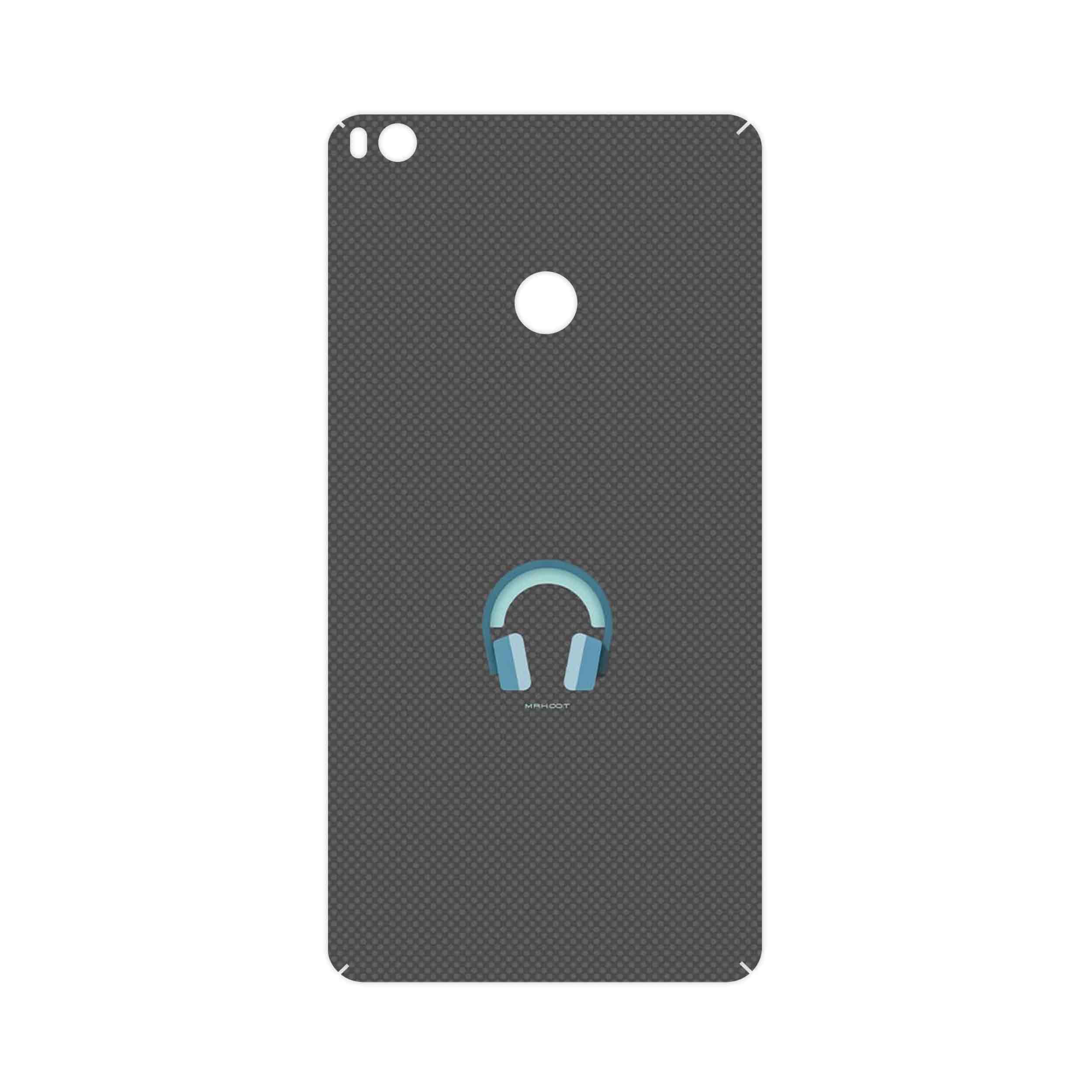 برچسب پوششی ماهوت مدل Minimal Headphone Icon مناسب برای گوشی موبایل شیائومی Mi Max 2