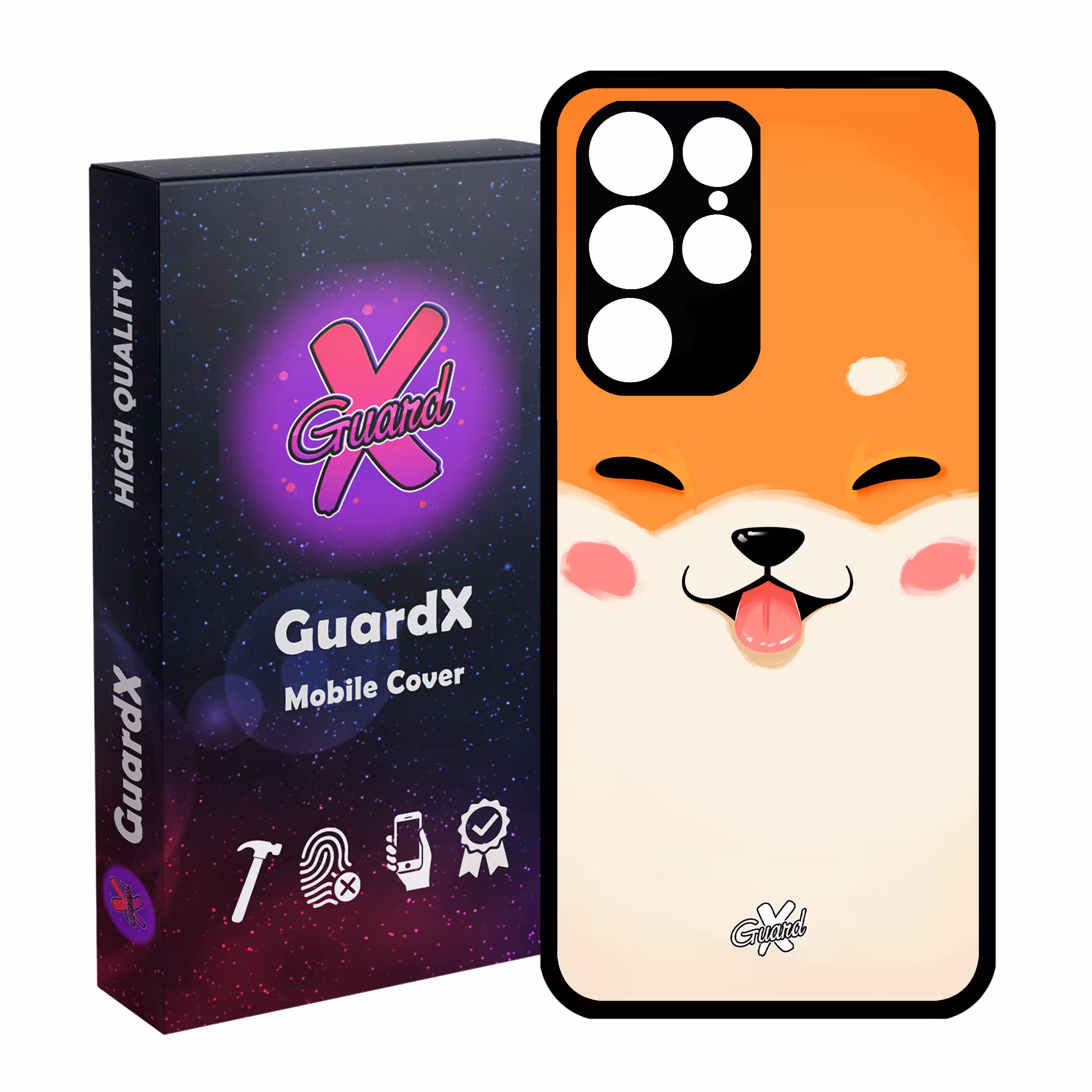 کاور گارد ایکس طرح Pet مدل Glass10243 مناسب برای گوشی موبایل سامسونگ Galaxy S22 Ultra