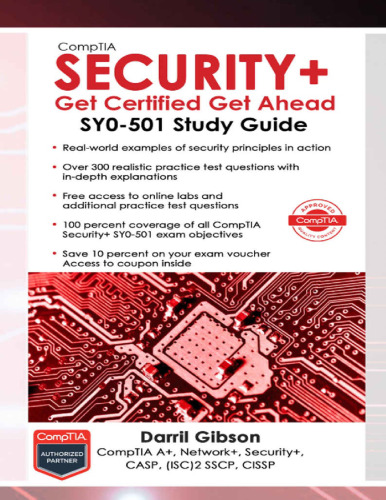 خرید و دانلود نسخه کامل کتاب CompTIA Security Get Certified Get Ahead: SY0-501 Study Guide