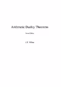 خرید و دانلود نسخه کامل کتاب Arithmetic Duality Theorems