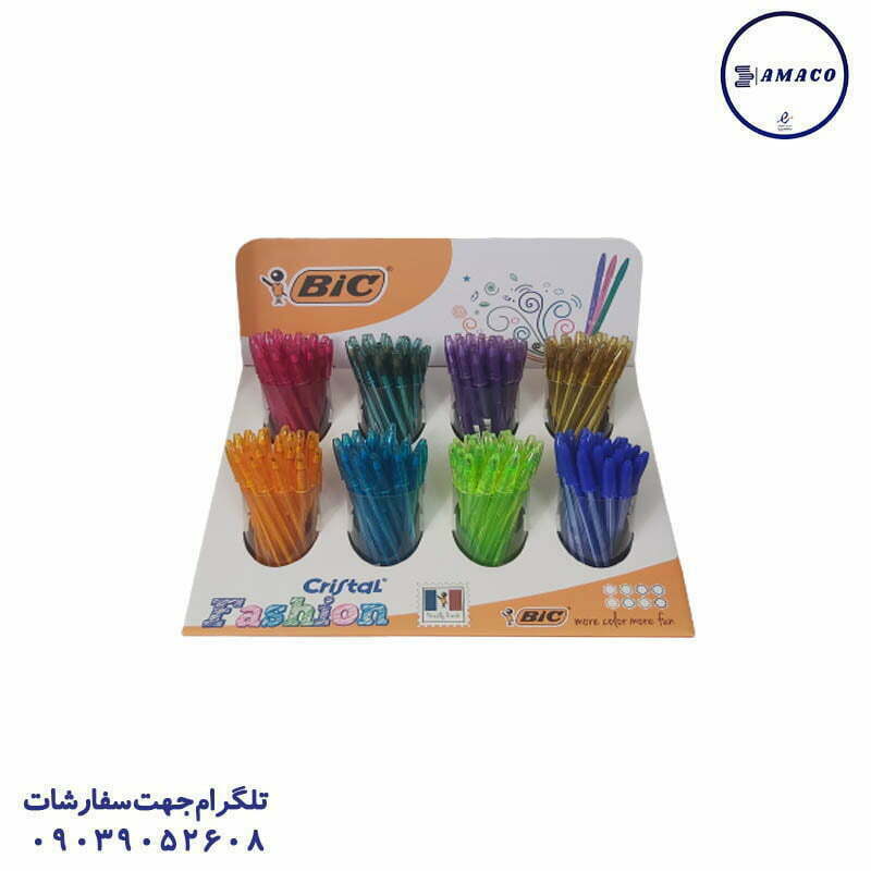 خودکار کریستال رنگی استندی 160 عددی بیک