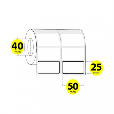 لیبل برچسب کاغذی 50×25