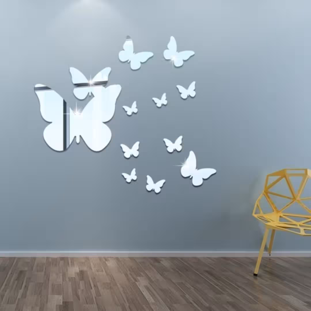 آینه پریناز شاپ مدل پروانه کد pb12