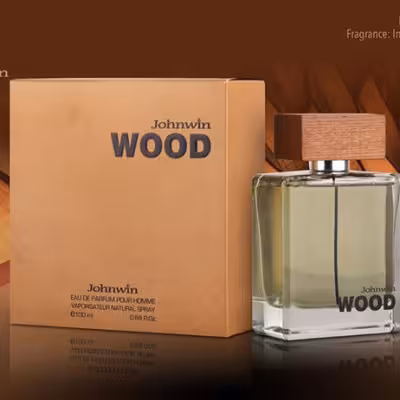 ادکلن مردانه JOHNWIN WOOD کرمی