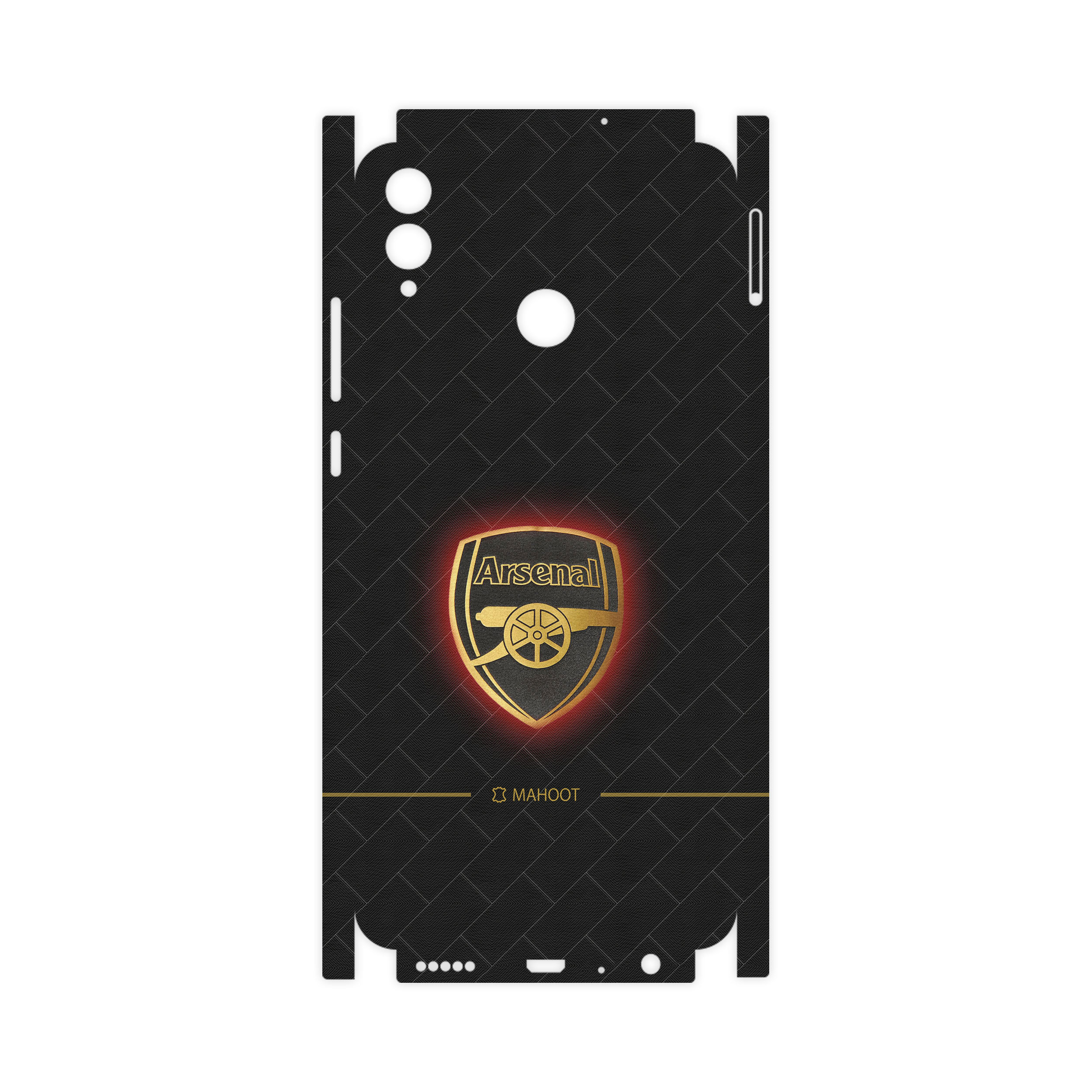 برچسب پوششی ماهوت مدل Arsenal-FC-FullSkin مناسب برای گوشی موبایل آنر 8X
