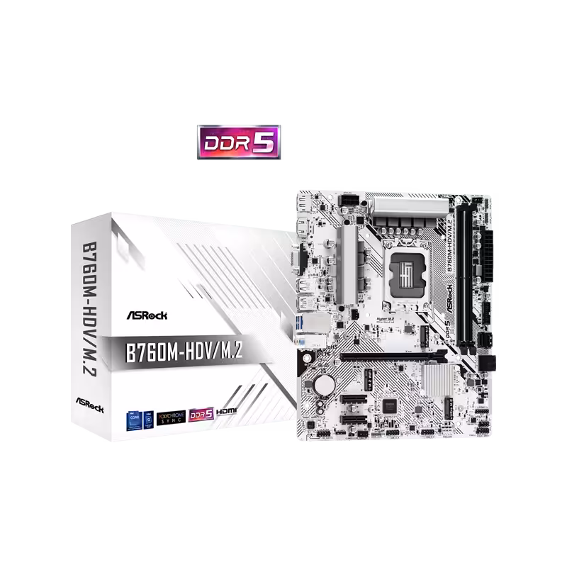 ASRock B760M-HDV/M.2 | امکانات ذخیره‌سازی متنوع