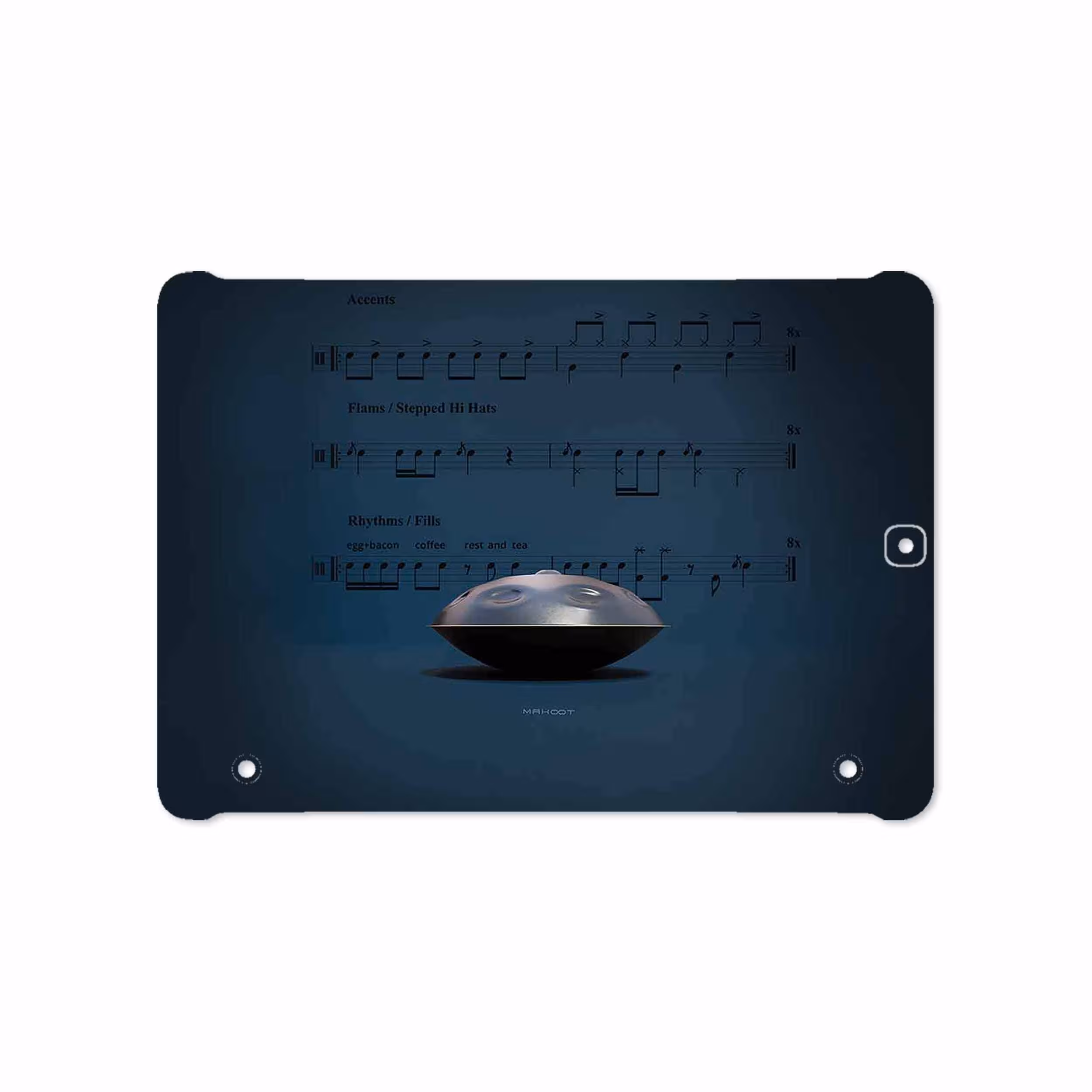 برچسب پوششی ماهوت مدل Hang Instrument مناسب برای تبلت سامسونگ Galaxy Tab S2 9.7 2016 T819N