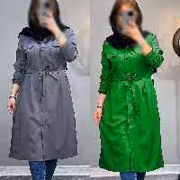 مانتو ماندانا جنس تترون اعلا دارای سایز بندی و رنگ بندی  
