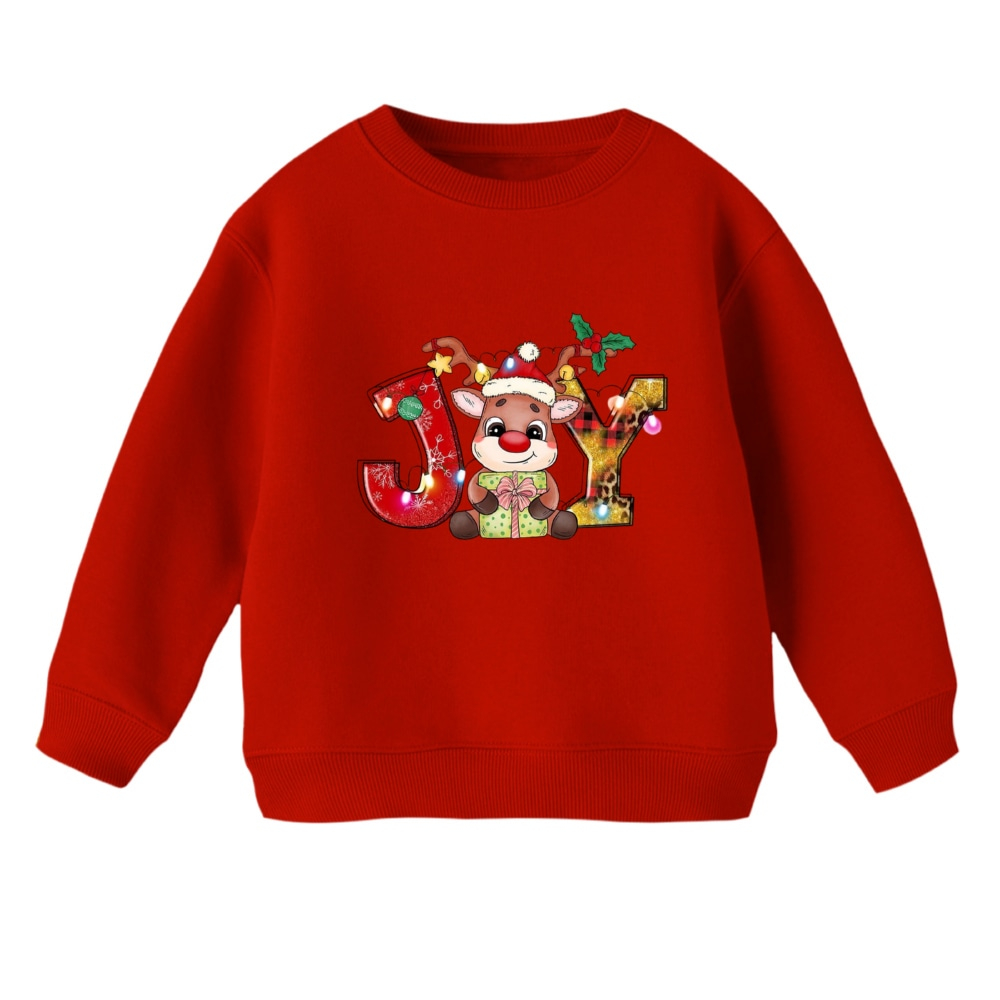 سویشرت بچگانه مدل گوزن کریسمس کد 23 رنگ قرمز