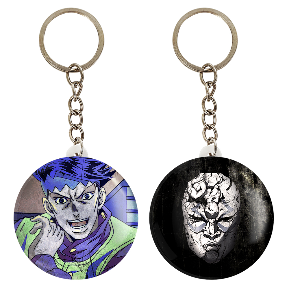 جاکلیدی خندالو مدل  ماسک سنگی و روهان کیشیبه انیمه جوجو کد 1152311519 مجموعه 2 عددی