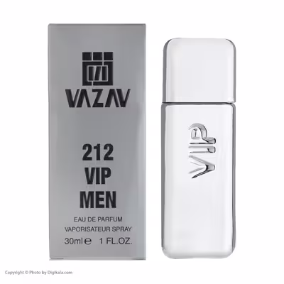 عطر جیبی مردانه واژاو مدل VIP 212 حجم 30 میلی لیتر