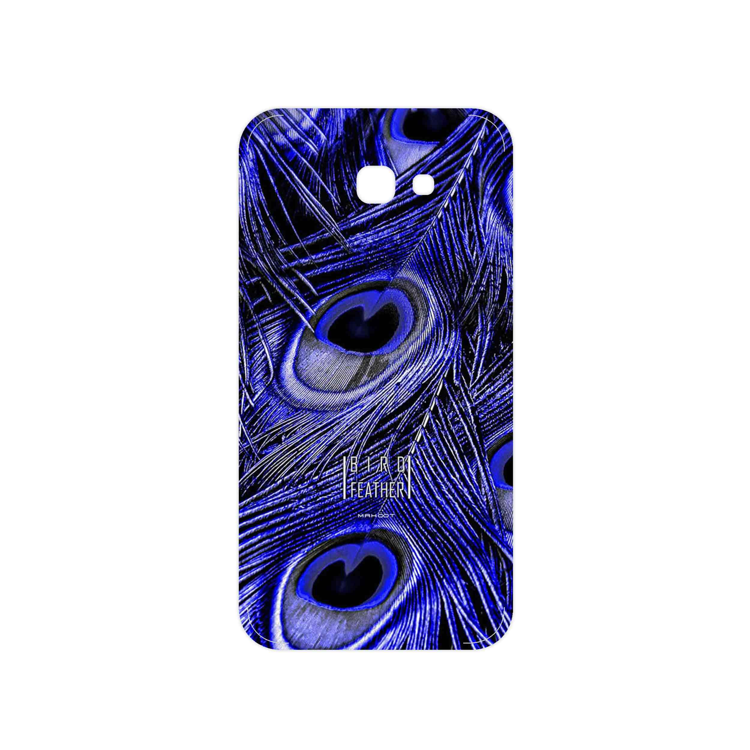 برچسب پوششی ماهوت مدل Purple Feather مناسب برای گوشی موبایل سامسونگ Galaxy A7 2017