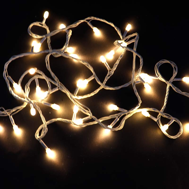 ریسه 100 لامپ سوزنی آفتابی 8٫5 متری