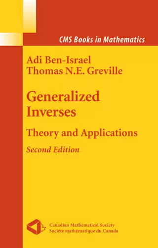 خرید و دانلود نسخه کامل کتاب Generalized Inverses: Theory and Applications