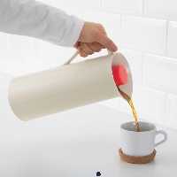 فلاسک ایکیا مدل behovd یک لیتری رنگ کرم (پس کرایه)
