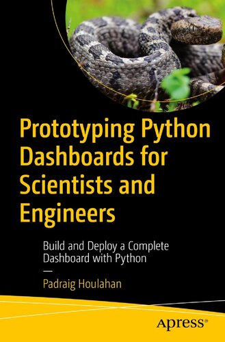 خرید و دانلود نسخه کامل کتاب Prototyping Python Dashboards for Scientists and Engineers