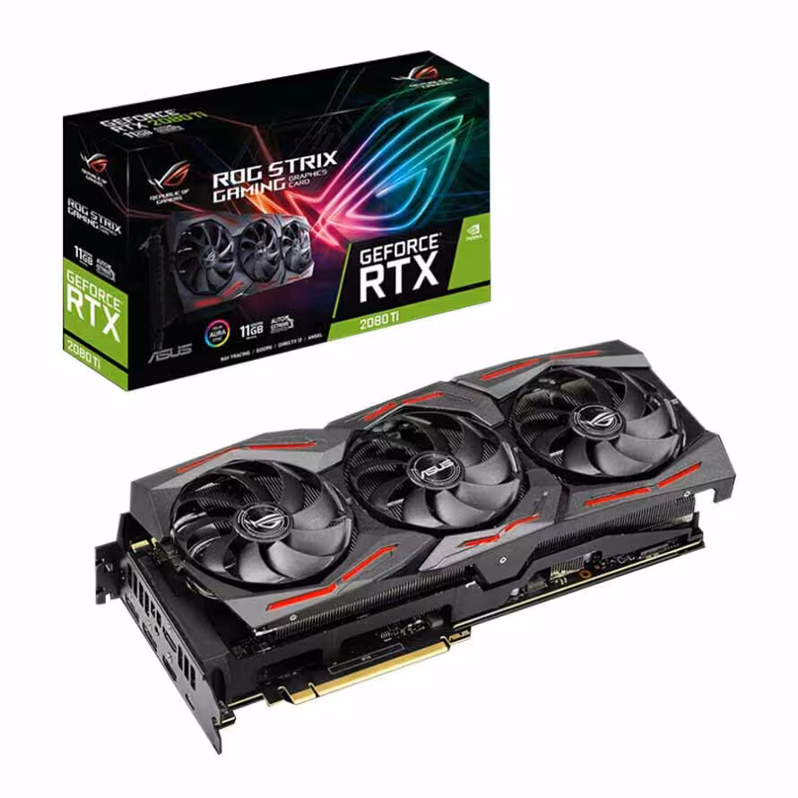 خرید کارت گرافیک ایسوس Graphics ASUS ROG STRIX RTX2080TI 11G GAMING با بهترین قیمت