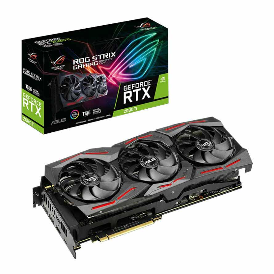 خرید کارت گرافیک ایسوس Graphics ASUS ROG STRIX RTX2080TI 11G GAMING با بهترین قیمت