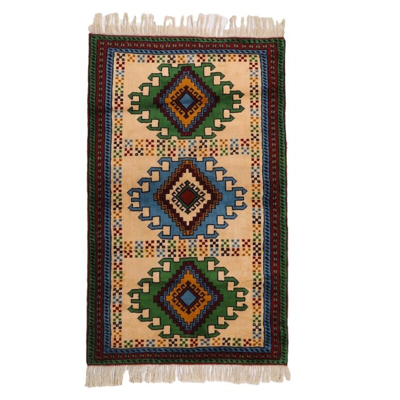 فرش دستبافت دو متری طرح خراسان کد 40204149(فروش چکی 6 ماهه با کد تخفیف farshgereh)