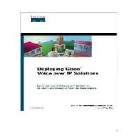 خرید و دانلود نسخه کامل کتاب Deploying Cisco Voice over IP Solutions