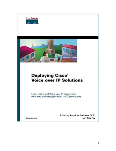 خرید و دانلود نسخه کامل کتاب Deploying Cisco Voice over IP Solutions