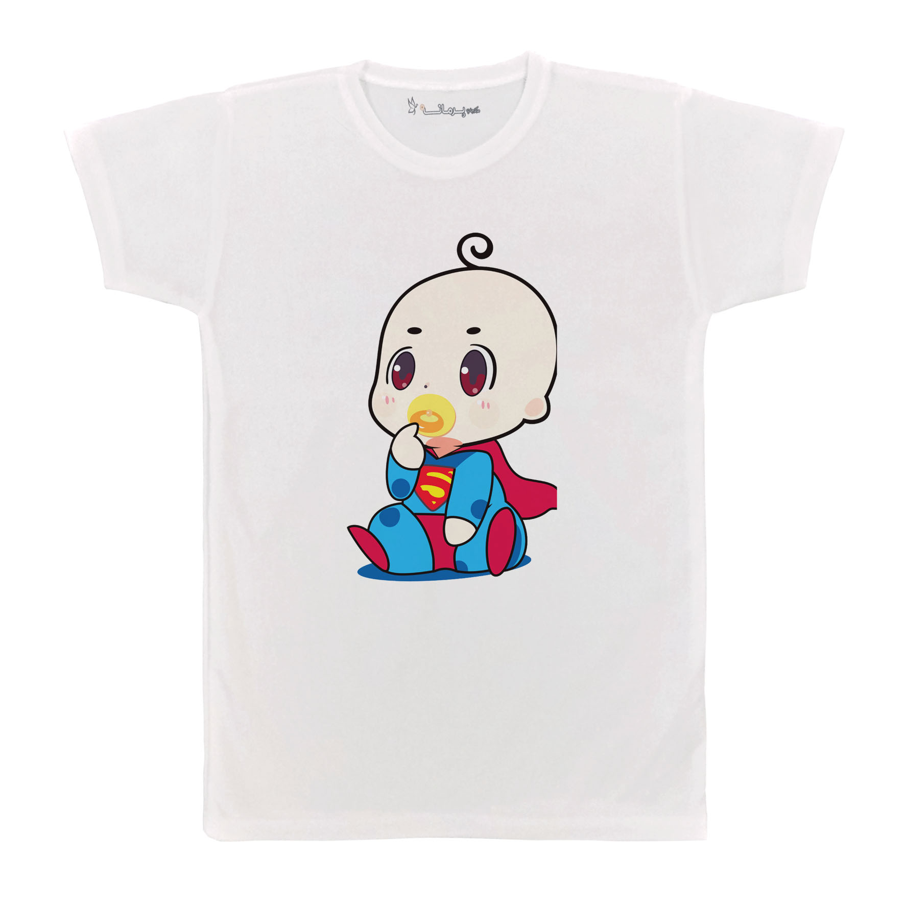 تی شرت بچگانه پرمانه طرح سوپر من کد pmt.423