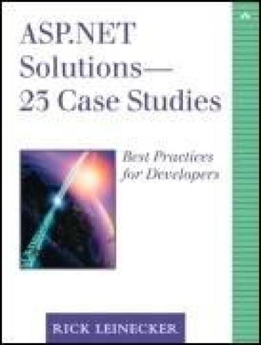 خرید و دانلود نسخه کامل کتاب ASPNET Solutions - 24 Case Studies: Best Practices for Developers