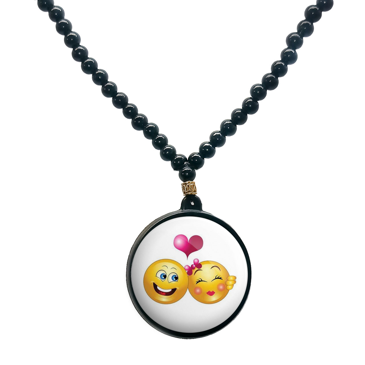 گردنبند پرمانه طرح عاشقانه کد pmd.5412 مدل دو طرفه