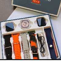 پک دو عدد ساعت هوشمند و 15 بند مدل Y90