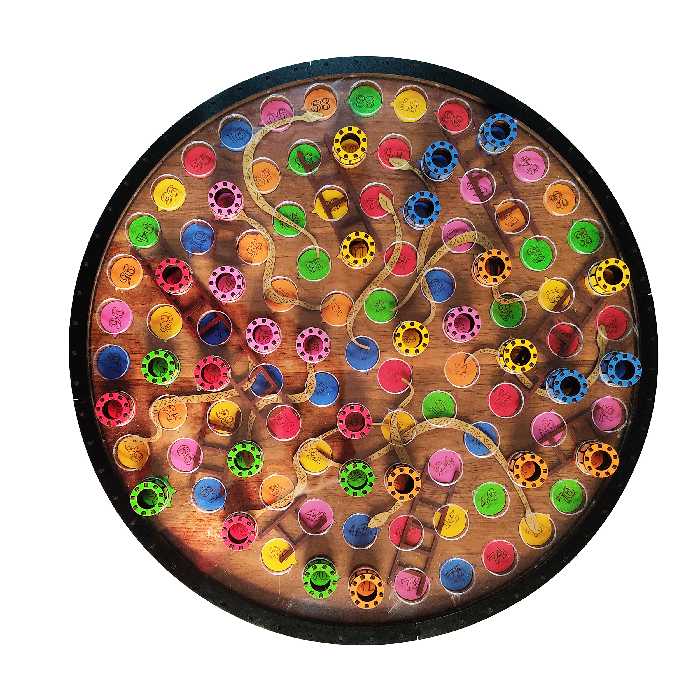 بازی فکری طرح منچ و مار پله مدل 44N6