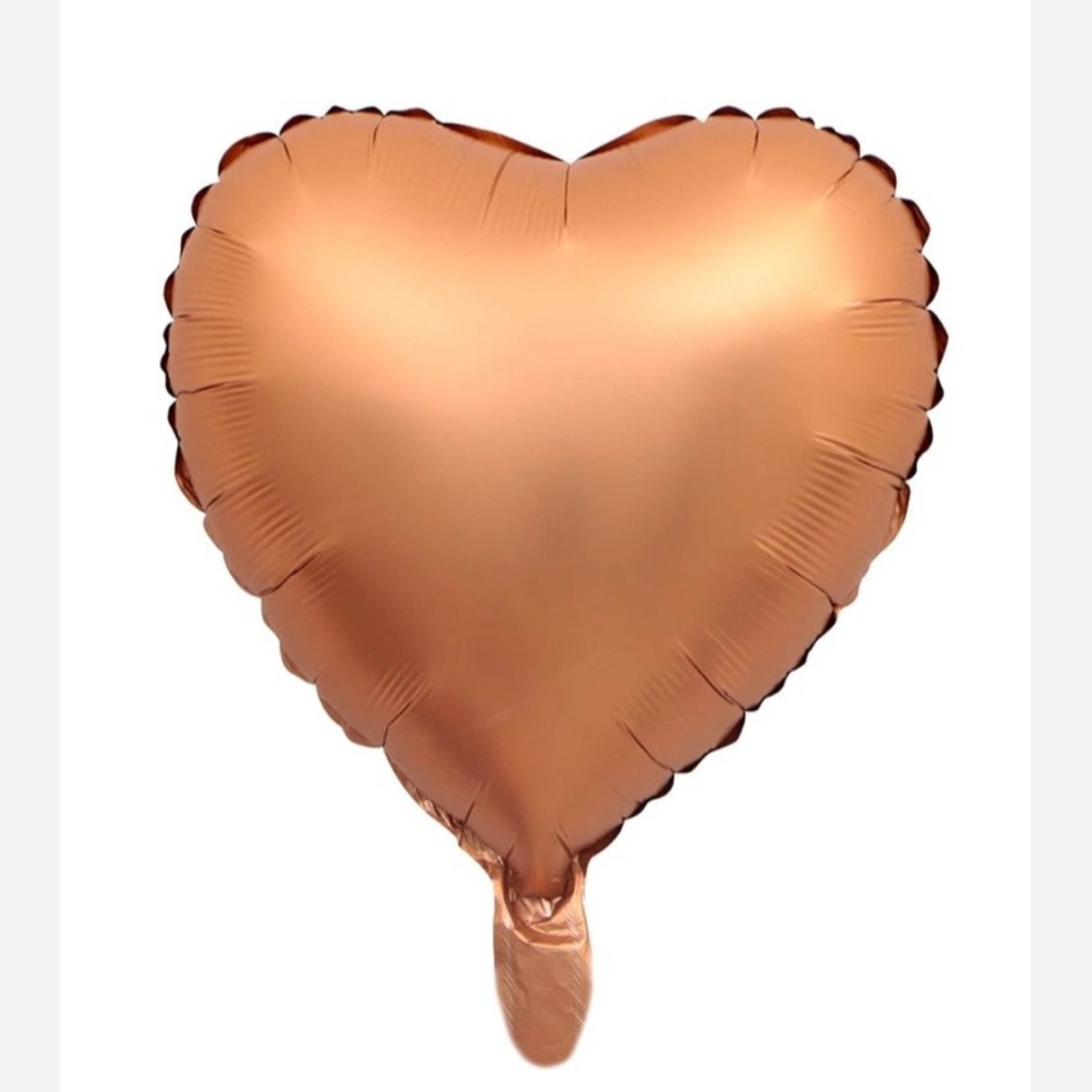 بادکنک فویلی قلب نسکافه ای رنگ خاص