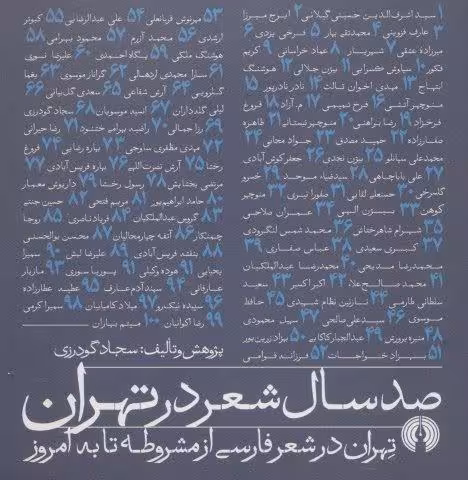صد سال شعر در تهران (تهران در شعر فارسی از مشروطه تا به امروز)