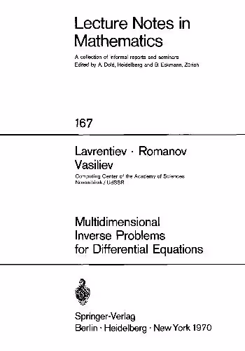 خرید و دانلود نسخه کامل کتاب Multidimensional inverse problems for differential equations