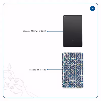 برچسب پوششی ماهوت مدل Iran-Tile1 مناسب برای تبلت شیائومی Mi Pad 4 2018